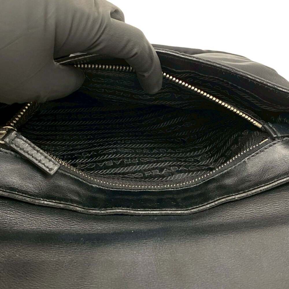 PRADA Black Leather Shoulder Bag - Picture 10 of 10